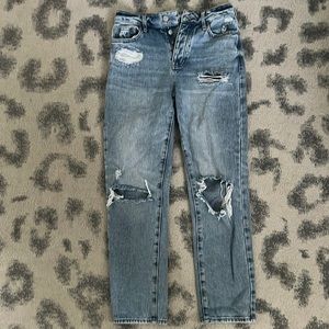 PacSun distressed mom jeans in size 25